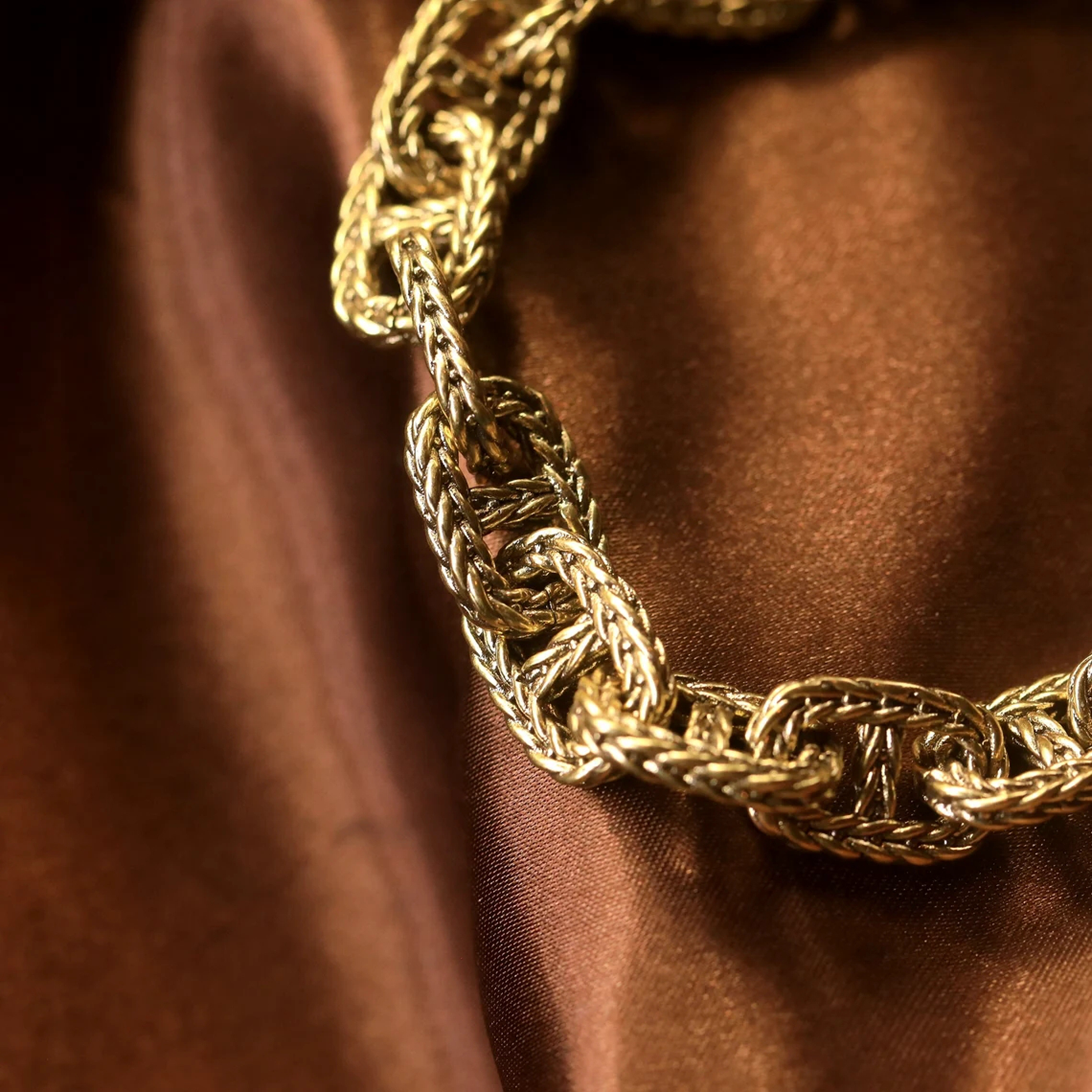 Bracelet Gold Art Deco Chain BE2