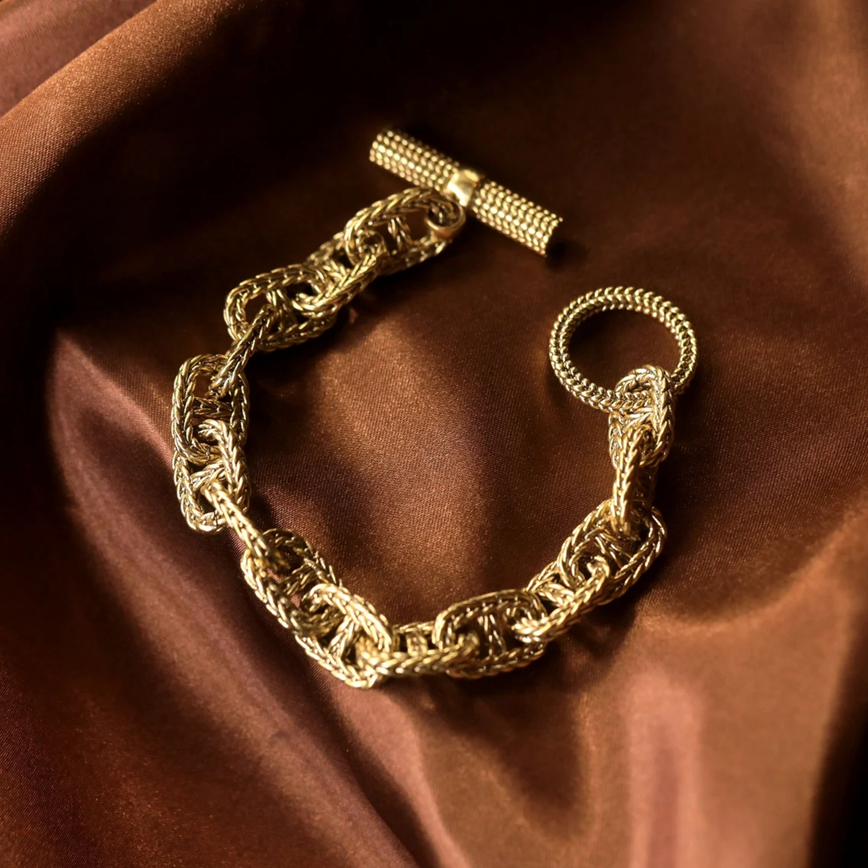 Bracelet Gold Art Deco Chain BE2